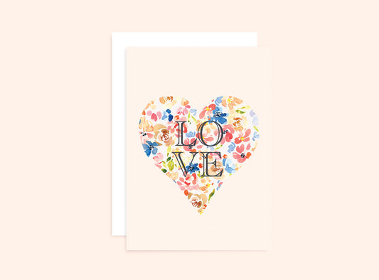 Love Heart Card Wholesale