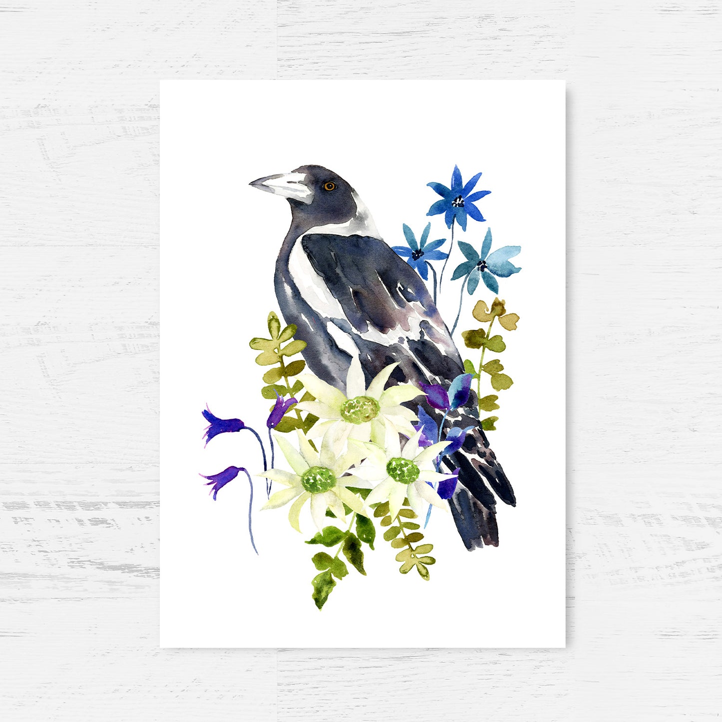 Merry Magpie - Limited Edition Art Print