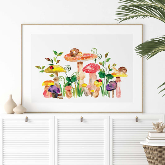 Mushroom Wonder - Limited Edition Archival Print Wholesale (APLE-MRW)