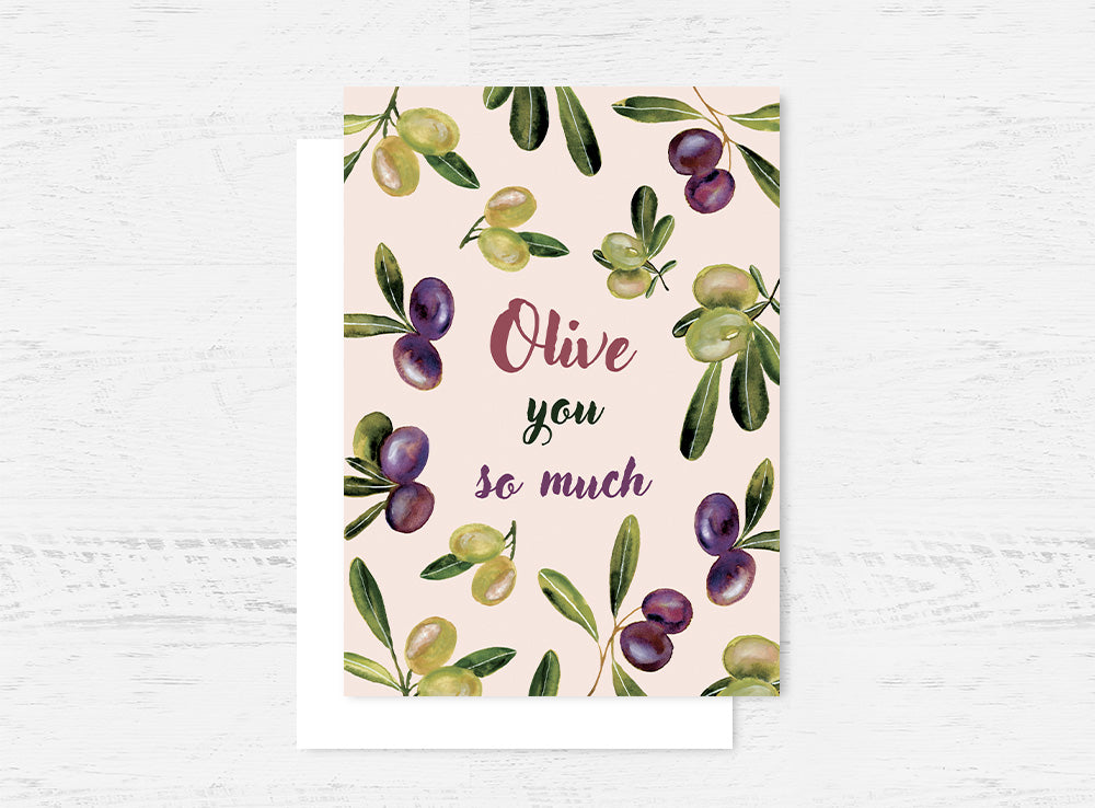 "Olive you so much" Card Wholesale (GC-OL)