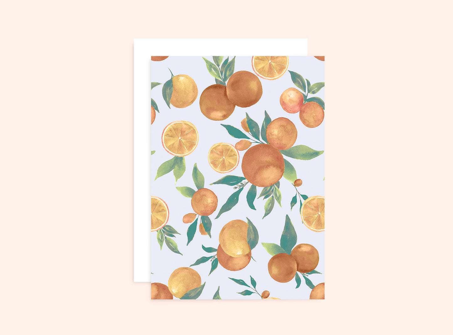 Orange Harvest Greeting Card