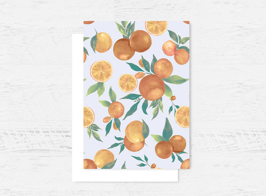 Orange Harvest Card