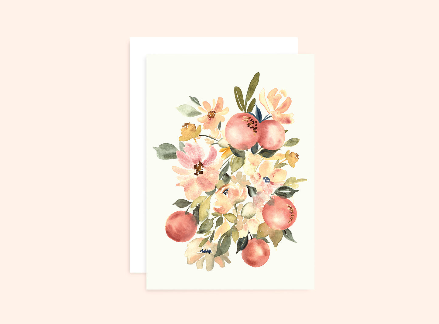 Orange Bouquet Card