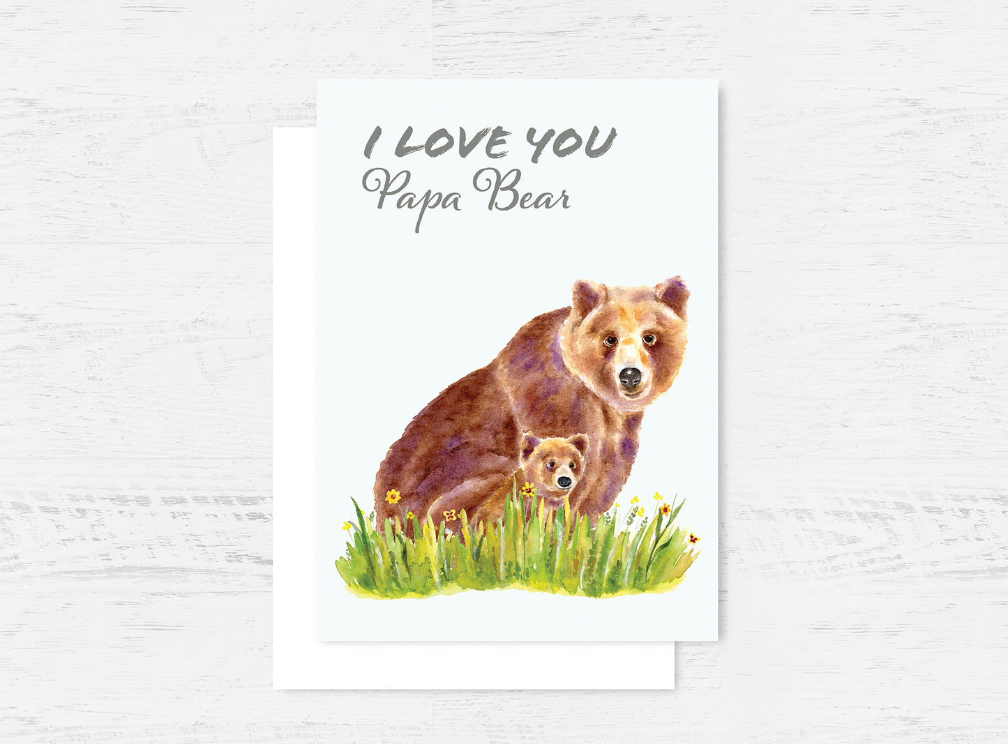 “Papa bear I love you” Father’s Day Card Wholesale (GC-PPB)