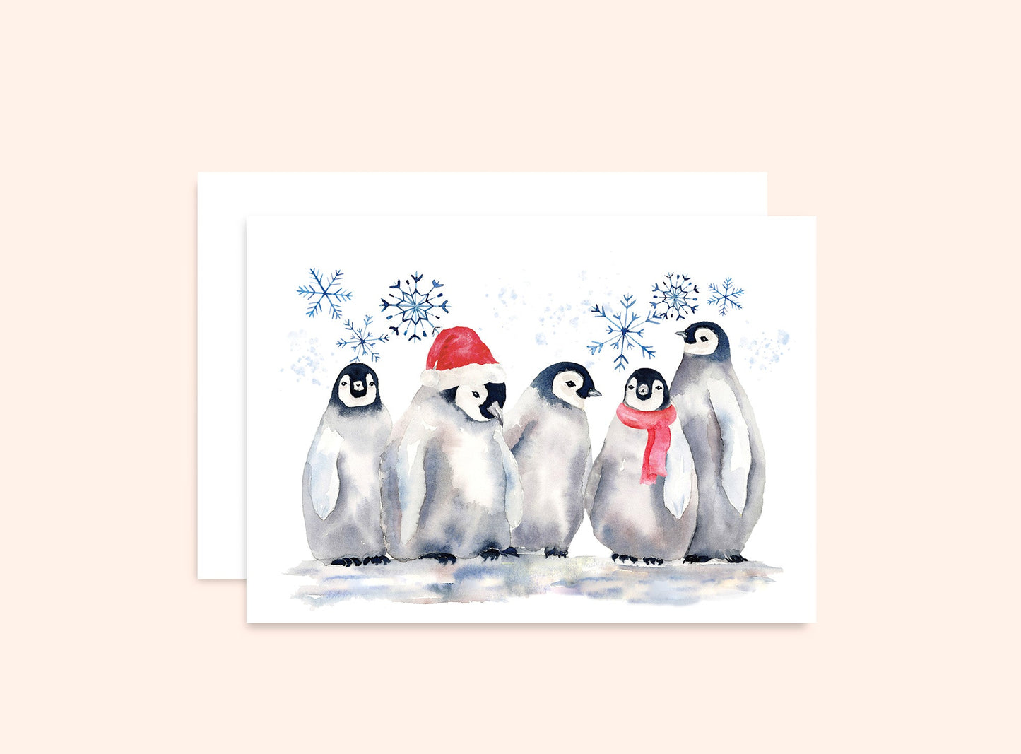 Penguins Christmas Card Wholesale (GC-XPG)