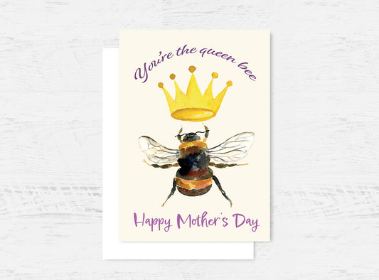 Queen Bee Mother's Day Greeting Card