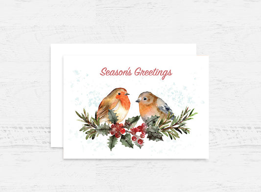 Christmas Robin Card