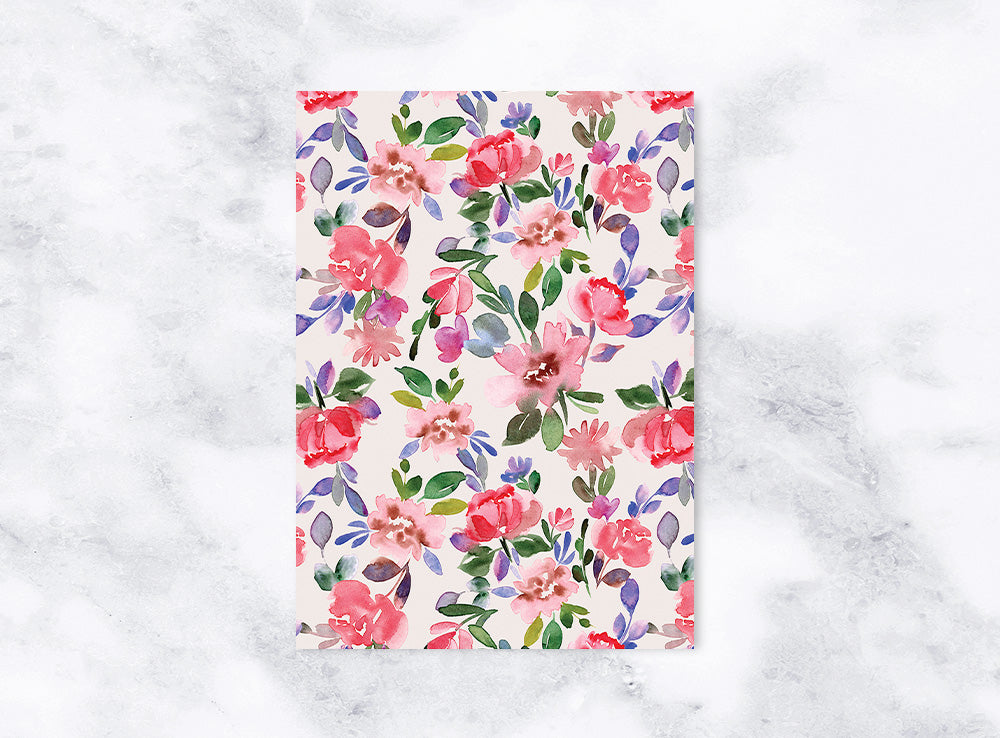 Sandra Floral Notebook