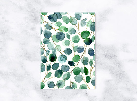 Silver Dollar Eucalyptus Notebook