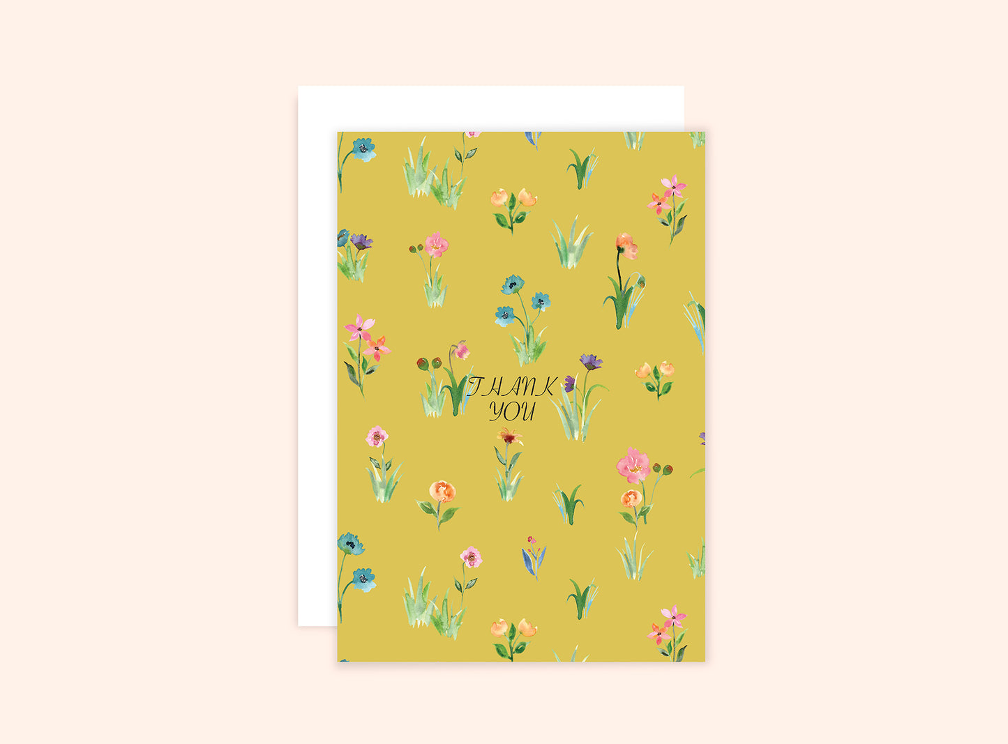 Floral Thank You Card Wholesale