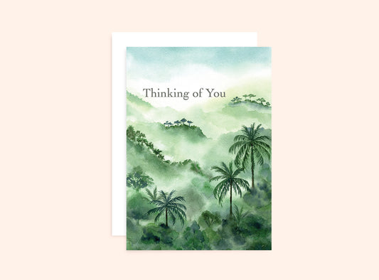 Tropical Forest "Thinking of You" Card
