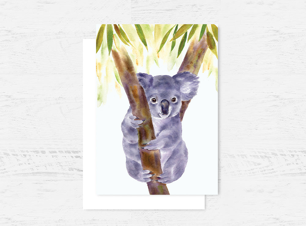 Tree Ranger Koala Greeting Card Wholesale (GC-KL)