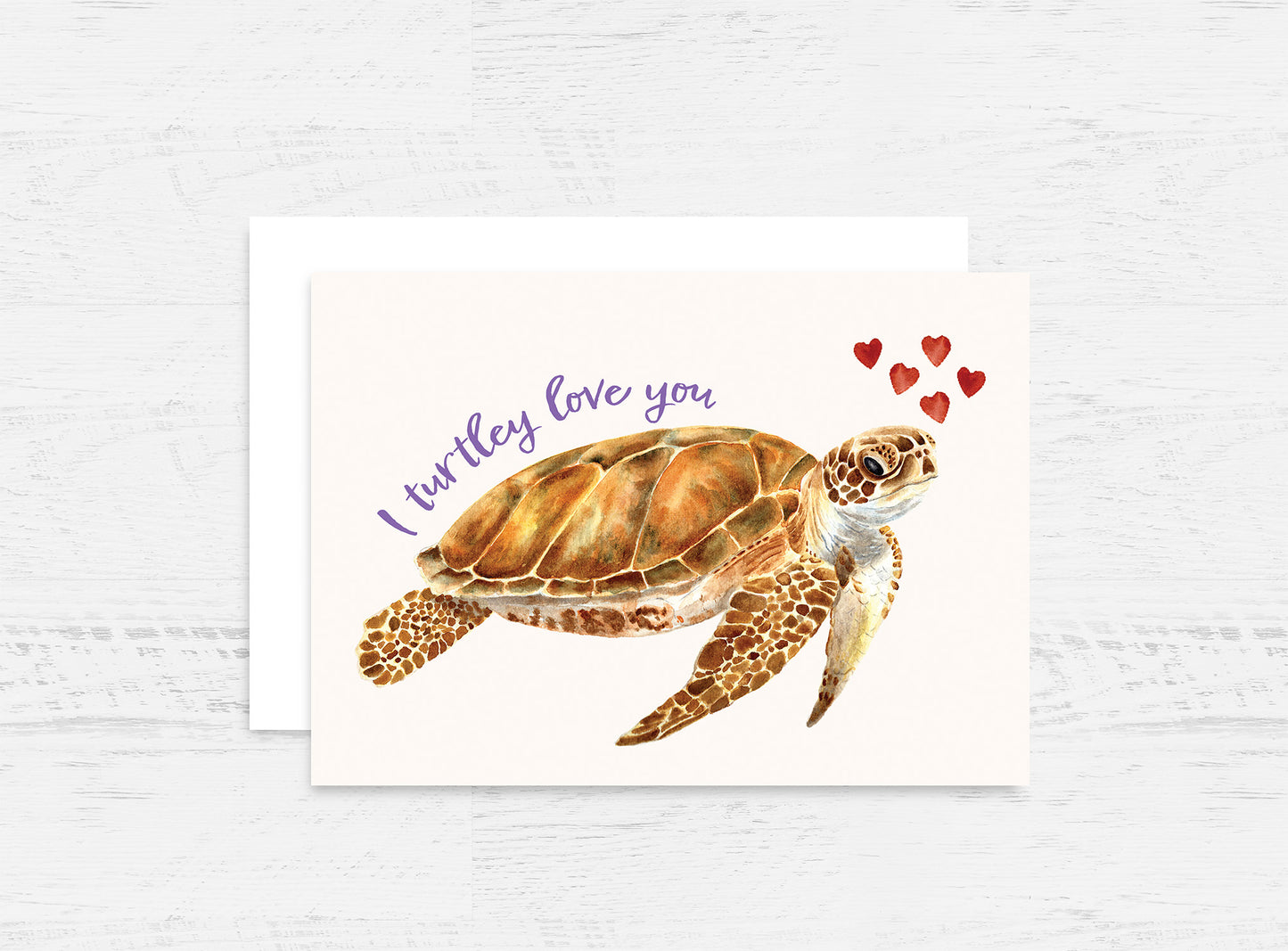 “I turtley love you” Turtle Love Card Wholesale (GC-TTL)