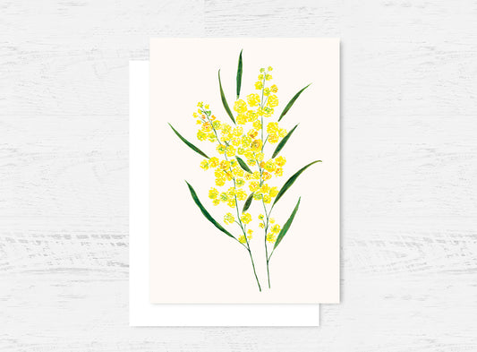 Golden Wattle Card