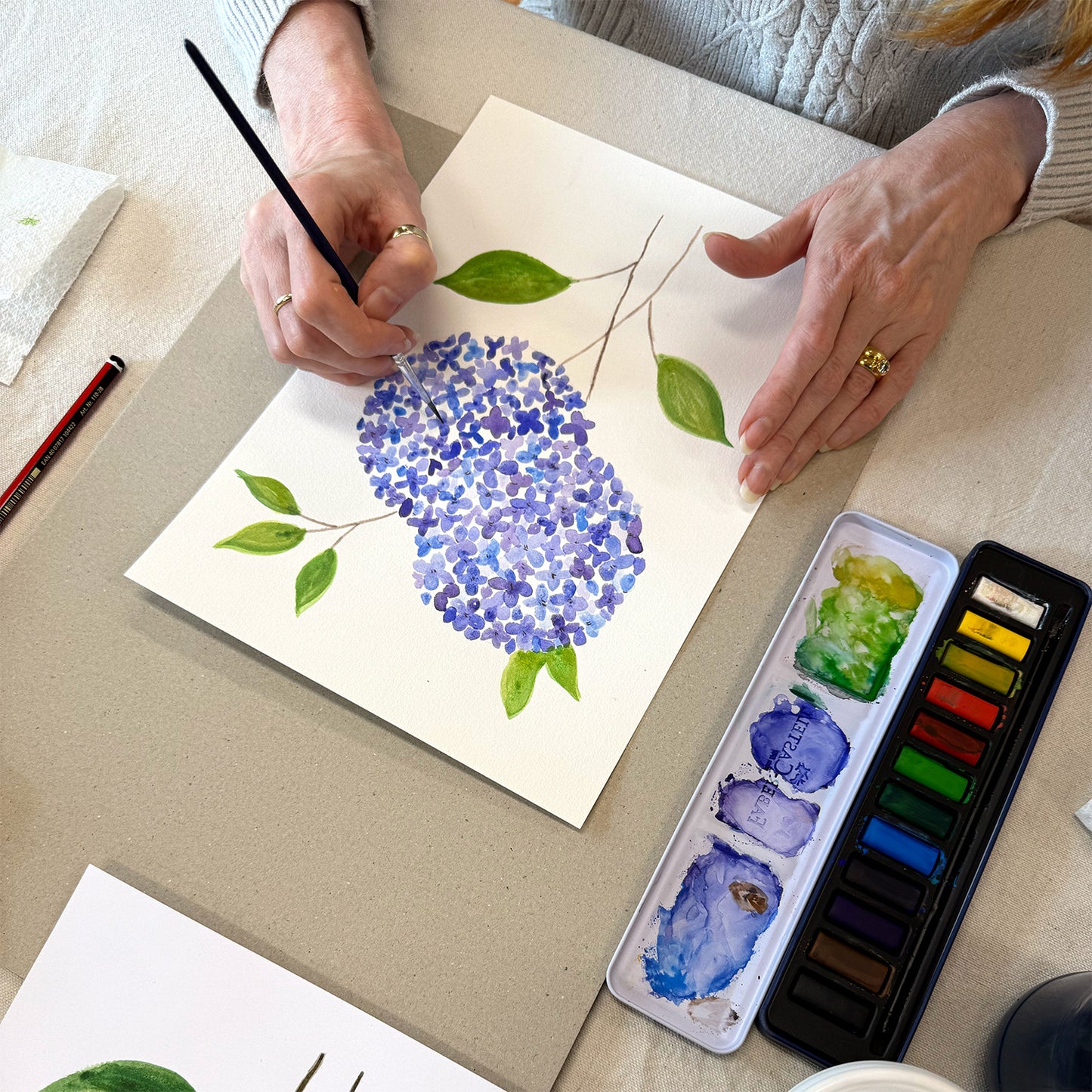 Paint & Unwind 3-Week Watercolour Workshop for Adult Beginners