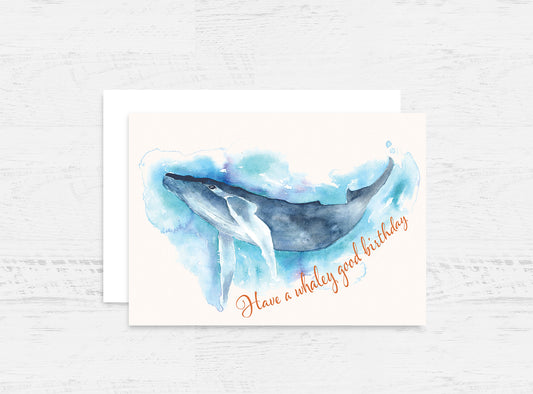 Whale Birthday Card Wholesale (GC-WLB)