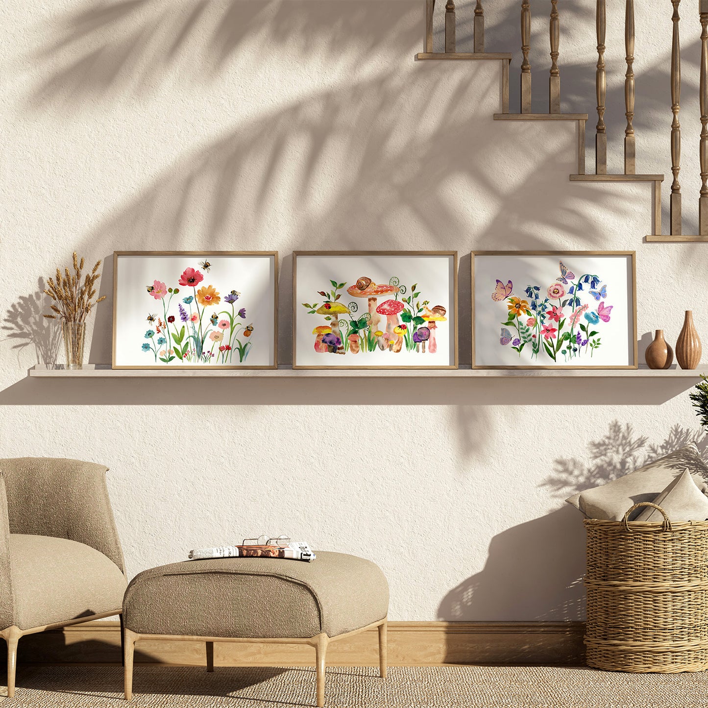 Enchanting Nature Trio Collection - Limited Edition Art Print