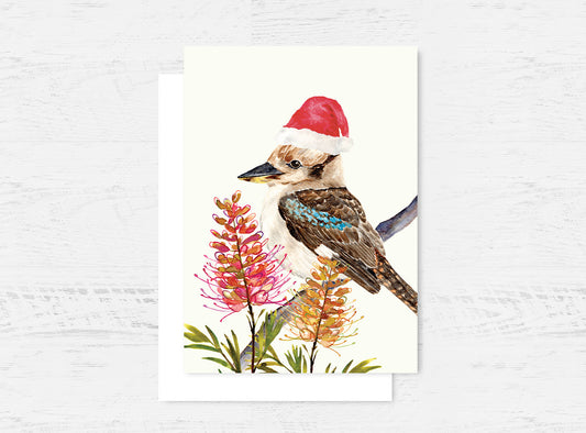 Kookaburra Christmas Card Wholesale (GC-XKBR)