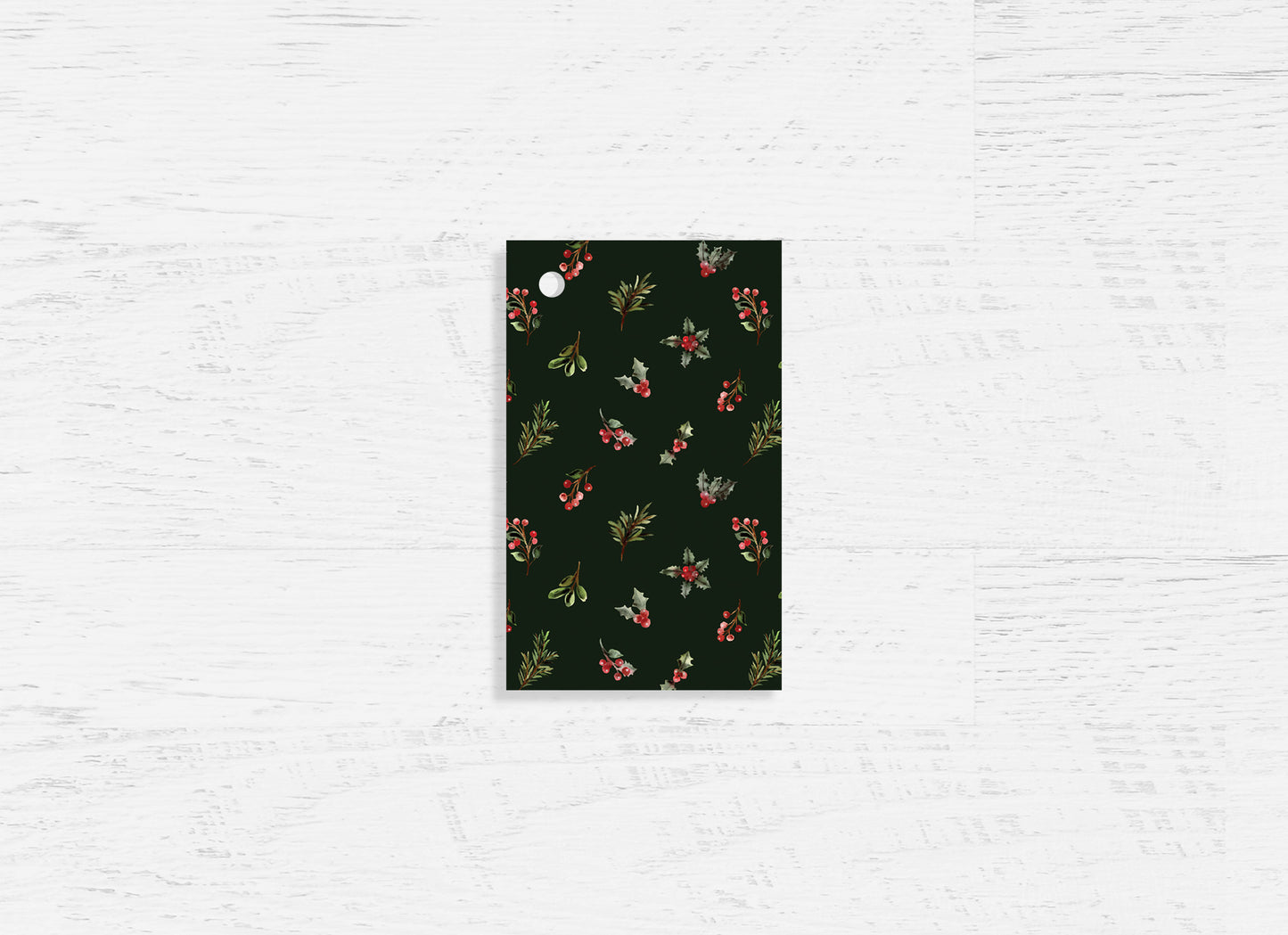 Holly Christmas Gift Tag Wholesale
