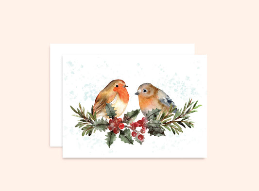 Robin Christmas Card Wholesale