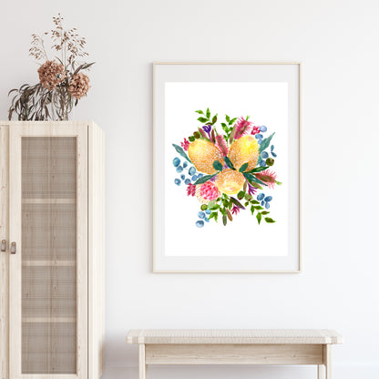 Banksia Bouquet - Limited Edition Art Print