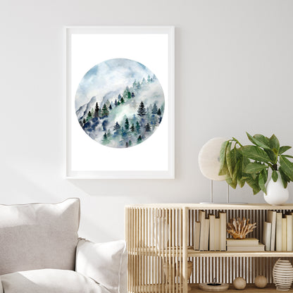 Nature's Harmony - Mountain, Sea & Lake Art Print Collection