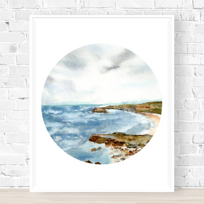 Nature's Harmony - Mountain, Sea & Lake Art Print Collection