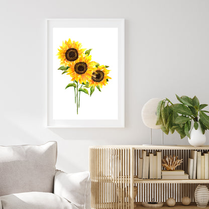 Amazing Sunflowers Art Print